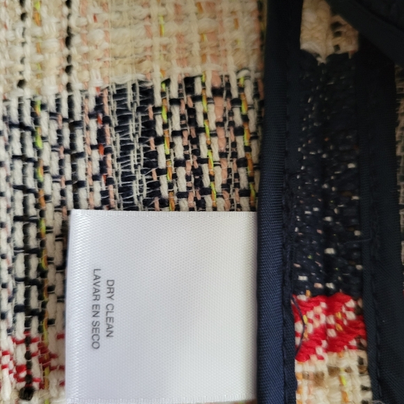 Anne Klein Nautical Multicolor Striped Blazer Size 12 - Picture 6 of 6